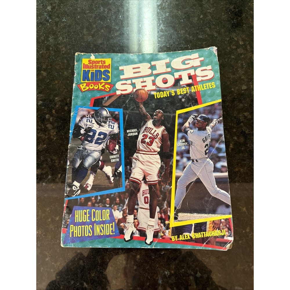 Vintage Sports Illustrated Kids Books 1997 Jordan Favre Emmitt Smith Full Poster